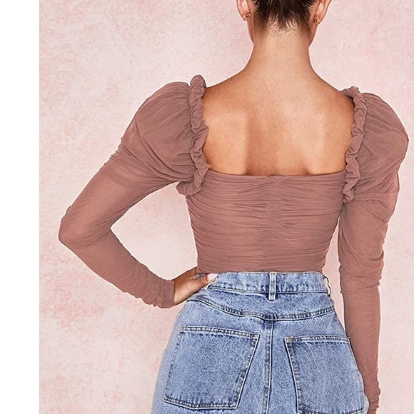 ❤️❤️❤️Valentines Date Night Pink Bustier Bodysuit - Picture 2 of 3